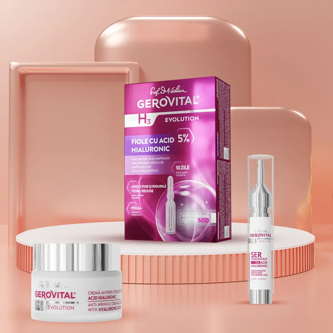 Gerovital Hyaluronzuur Serum 6% 15ml - Vitamine C & Lipo-Ceravit