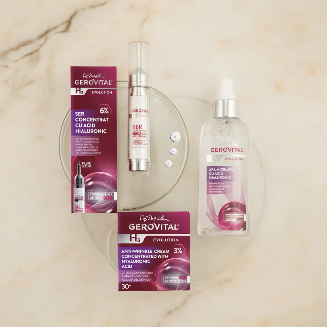 Gerovital Hyaluronzuur Serum 6% 15ml - Vitamine C & Lipo-Ceravit