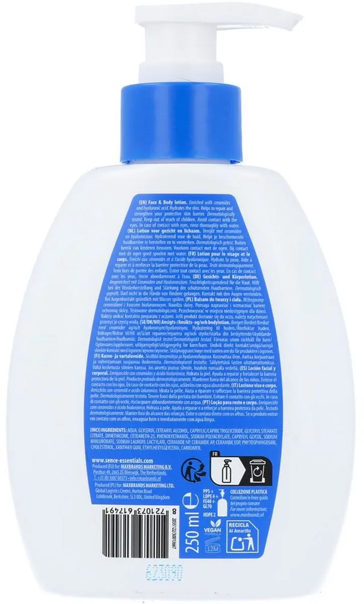 Sence Face & Body Lotion 250ml