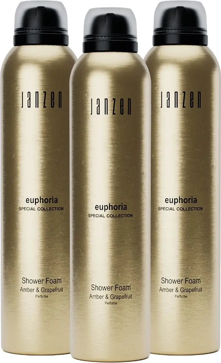 Janzen Shower Foam Euphoria 3-pack