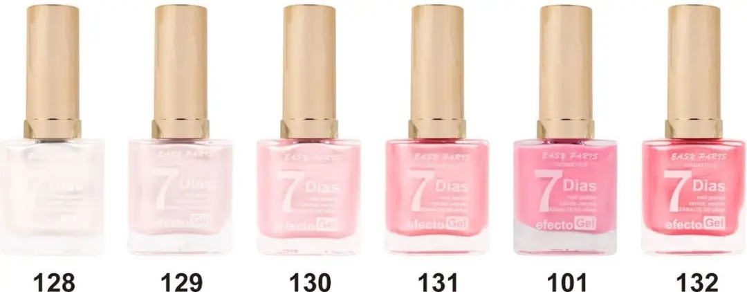 Easy Paris Set 6 Flesjes Parelmoer Nagellak 13ml
