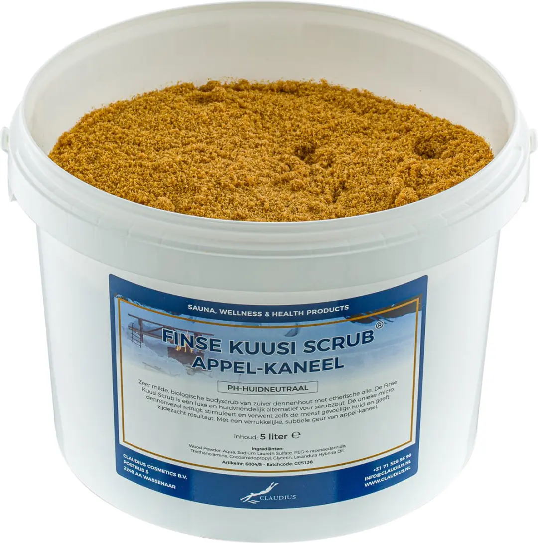 Splashbox Cosmetics Kuusi Scrub Appel-Kaneel 5L