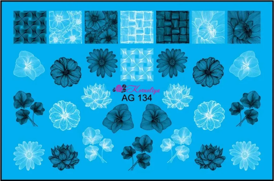 Korneliya Airbrush Waterdecal AG 134