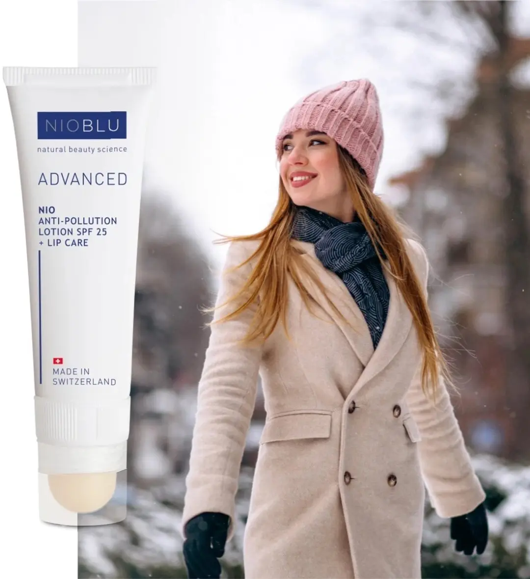 Nioblu Advanced Anti-Pollution Lotion SPF25 & Lipcare 25ml