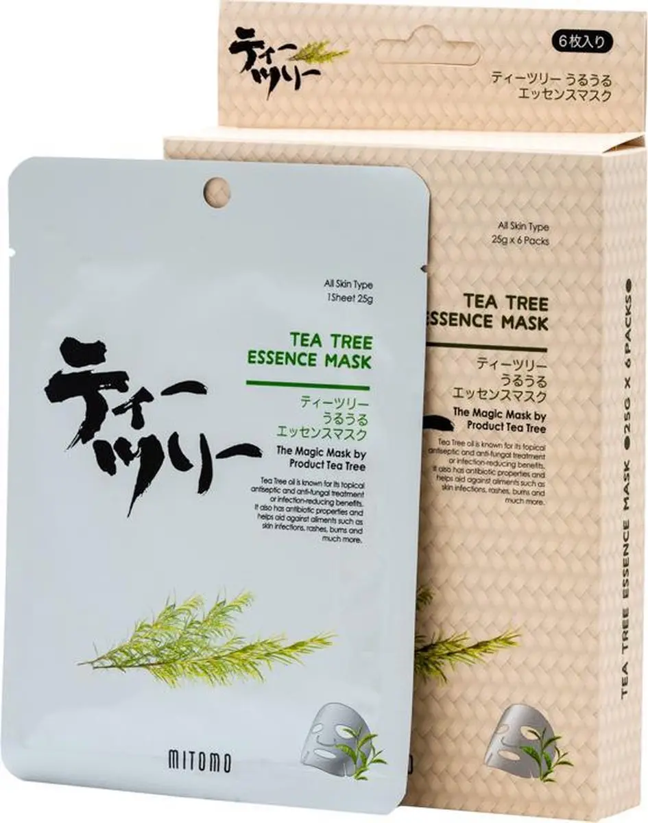Mitomo Tea Tree Gezichtsmasker
