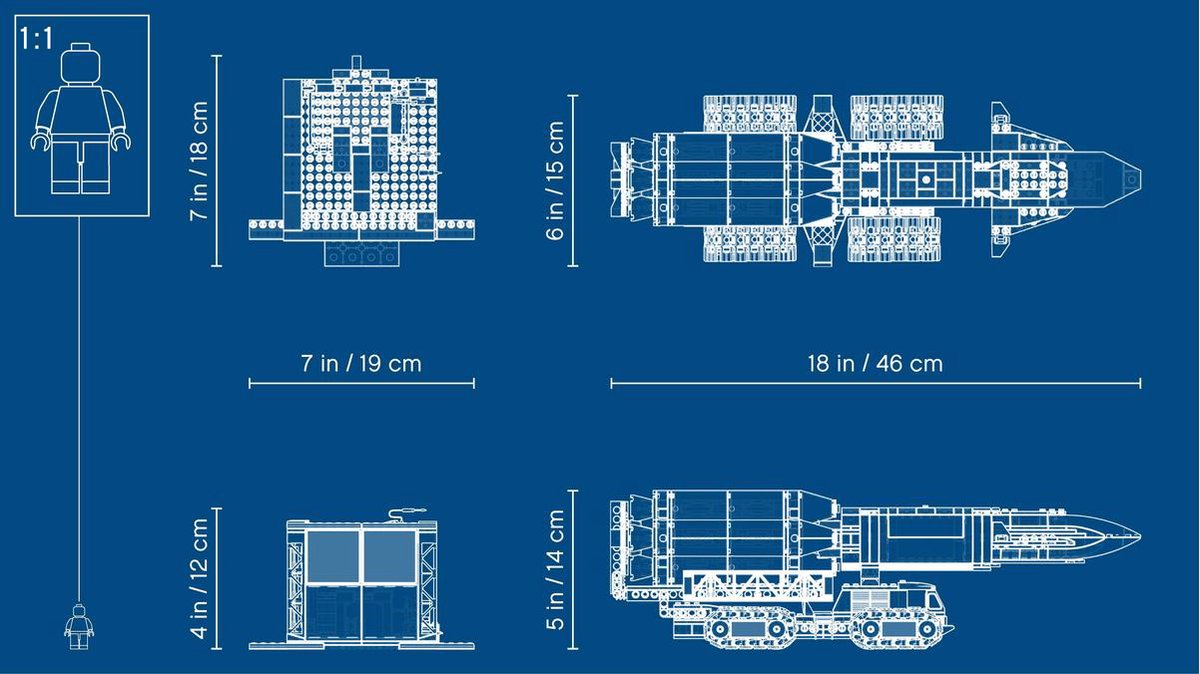 LEGO City Ruimtevaart Raket Bouwen en Transporteren - 60229