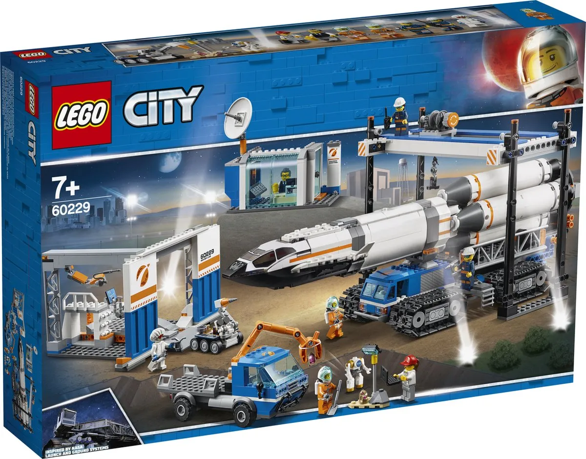 LEGO City Ruimtevaart Raket Bouwen en Transporteren 60229