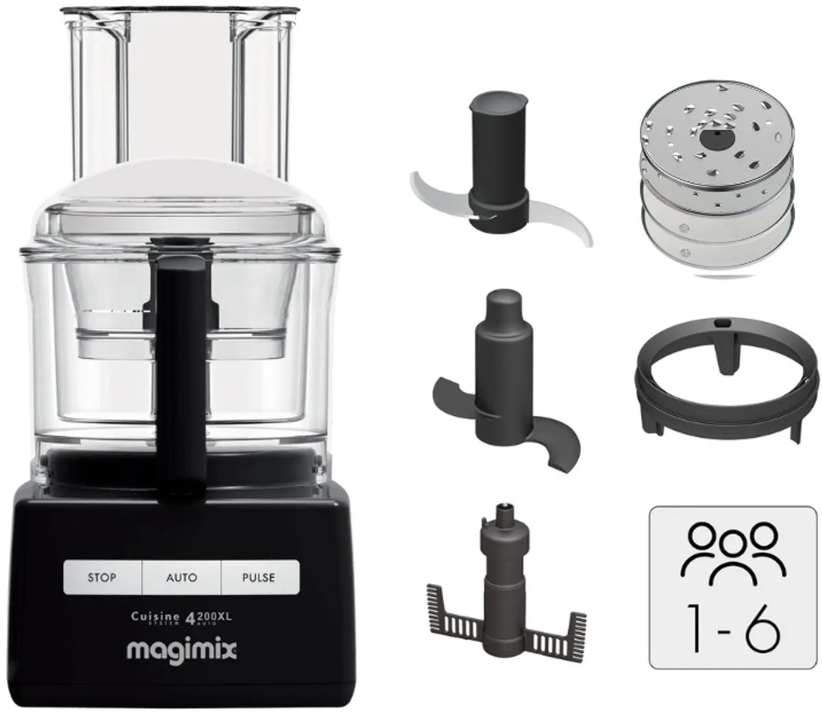 Magimix CS 4200 XL Foodprocessor - 950W - Zwart