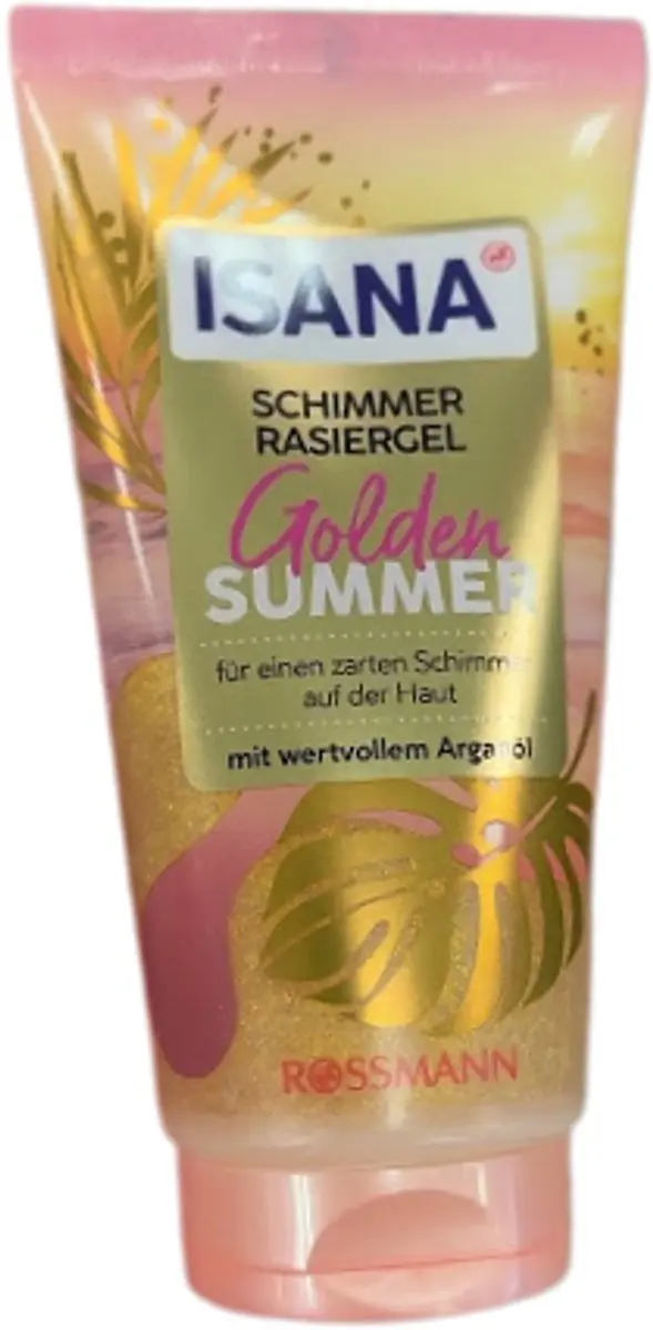 Isana Shimmer Scheergel Golden Summer 150ml