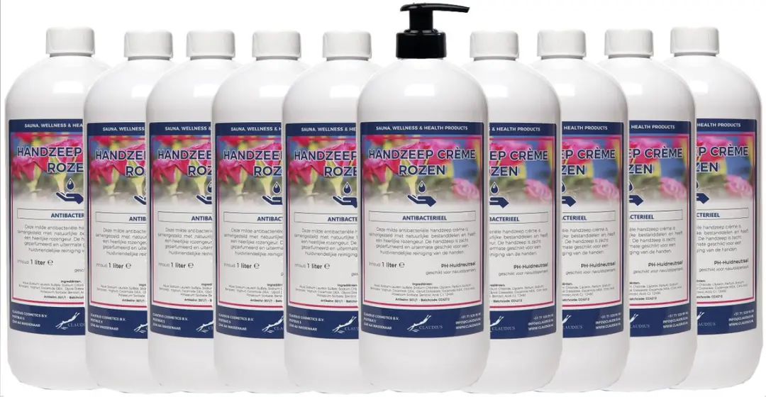 Splashbox Cosmetics Handzeep Crème Rozen 1L
