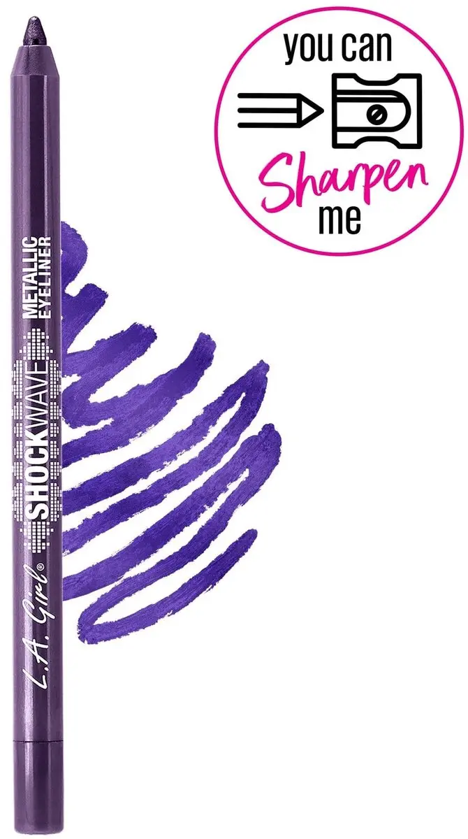 L.A. Girl Shockwave Metallic Eyeliner - Paars 6g
