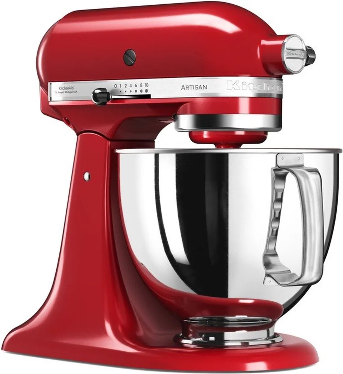 KitchenAid 5KSM125 Keukenrobot - 10 Snelheden - 4.8L - Ice Keizerrood