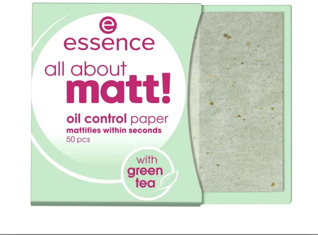 Essence All About Matte Olie-Absorberende Blaadjes 50 Stuks