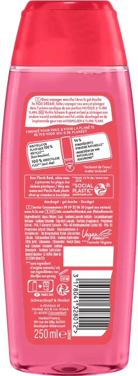 Fa Fiji Dream Douchegel - 6x250ml