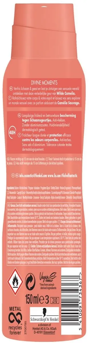 Fa Divine Moments Deodorant Spray 150ml