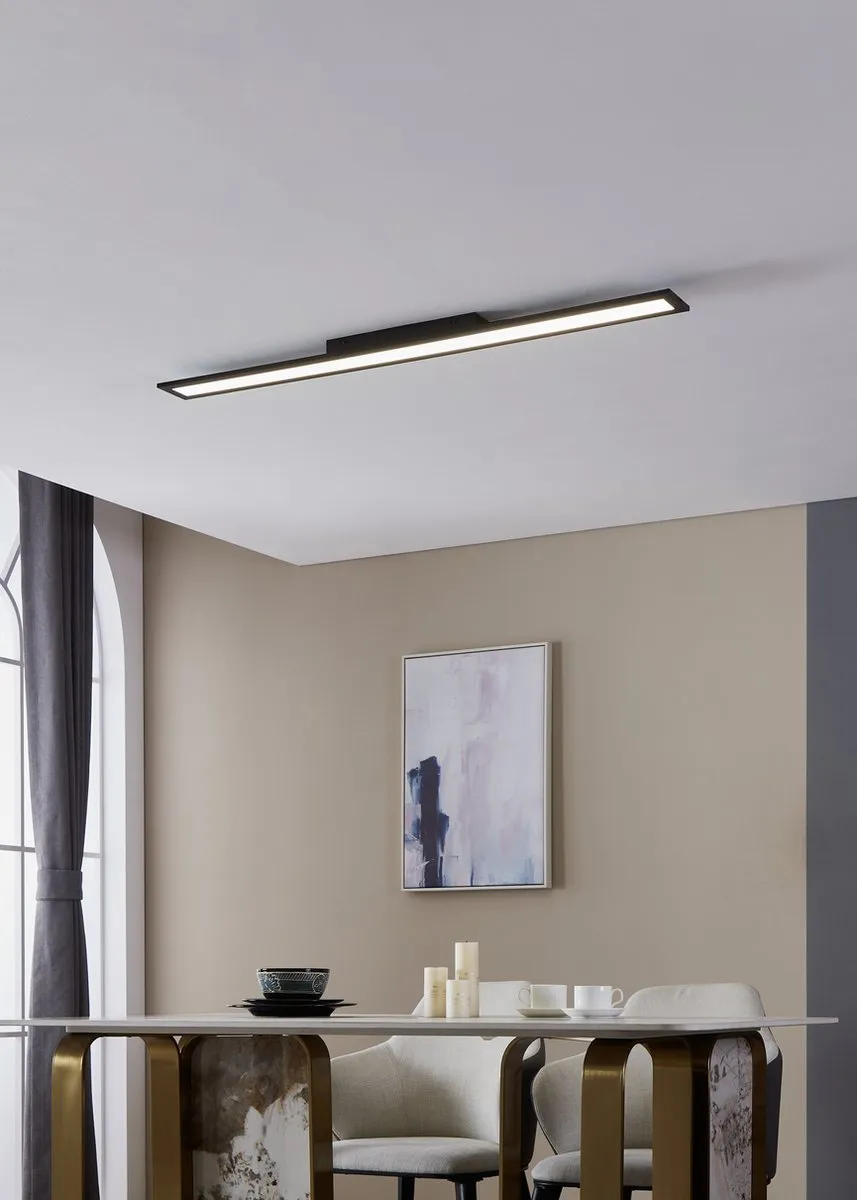 Eglo Salobrena 1 Plafondlamp 119,5cm - Zwart/Wit