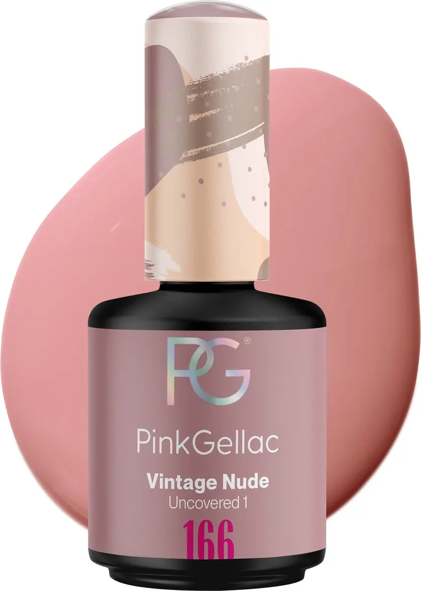 Pink Gellac 166 Vintage Nude Gellak 15ml