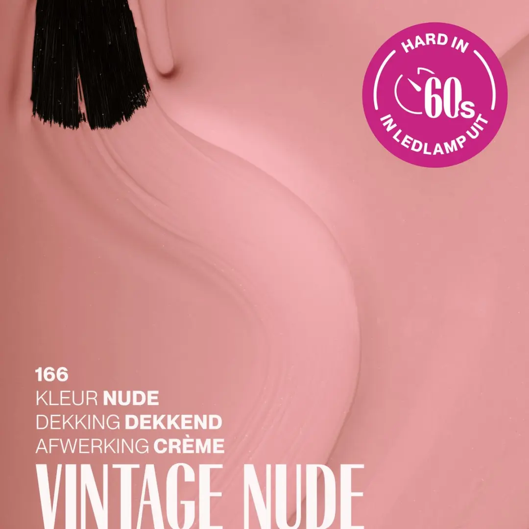 Pink Gellac 166 Vintage Nude Gellak 15ml