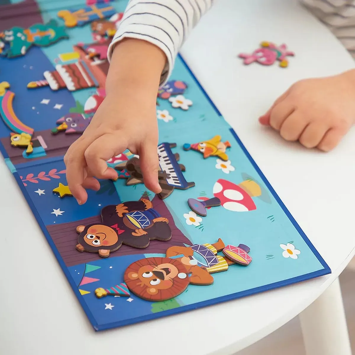 Janod Magneti Stories Dierenfeest Magneetset 30 Magneten