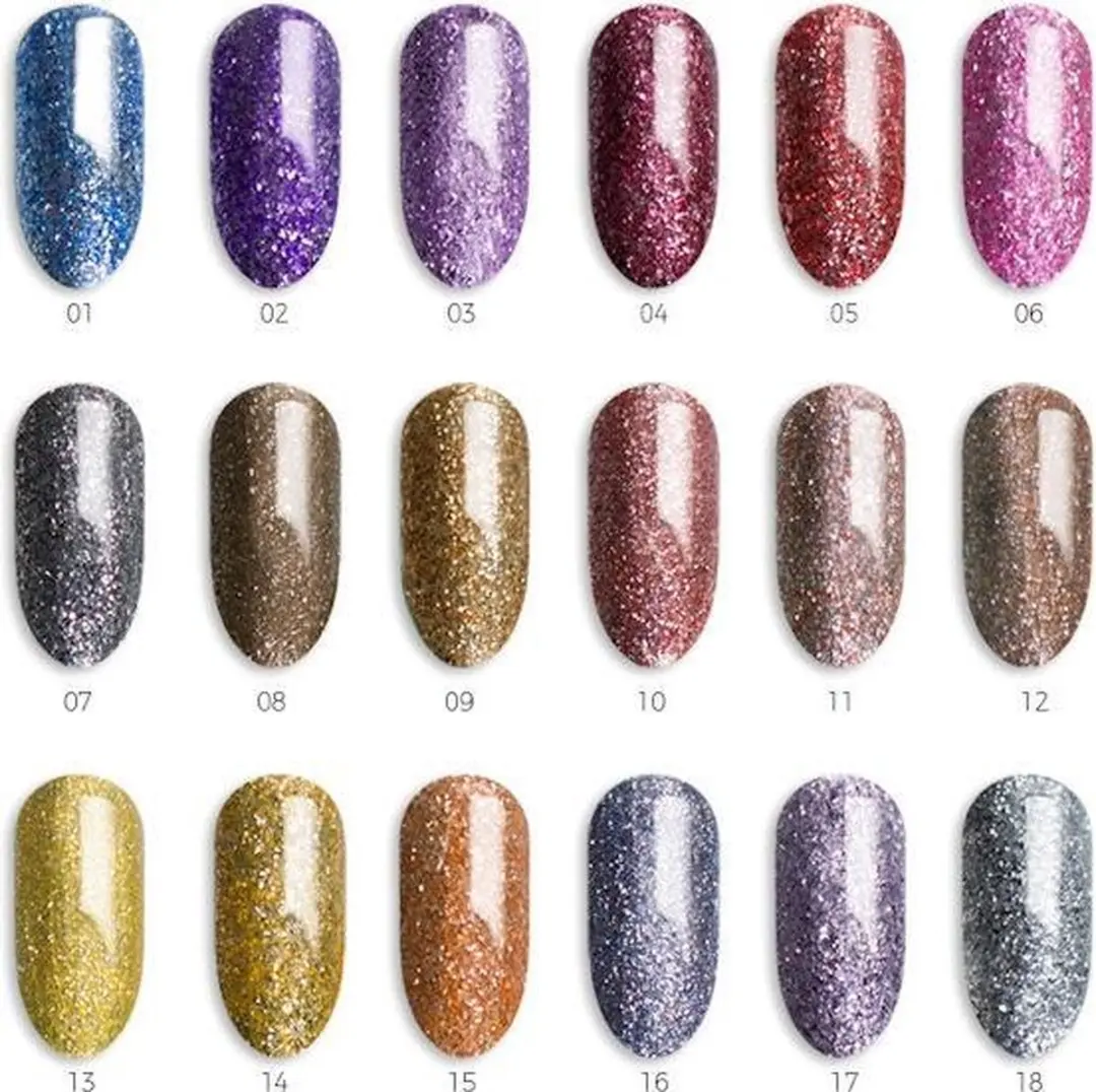 Modena Nails Metallic Obsession Gellak 14 - 7,3ml - Glitters