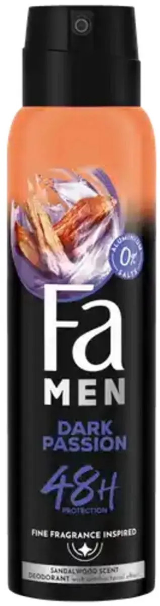 Fa Men Deodorant Spray Dark Passion