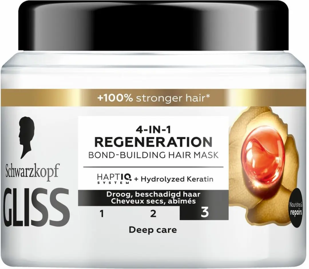 Gliss Haarmasker Total Repair 400ml