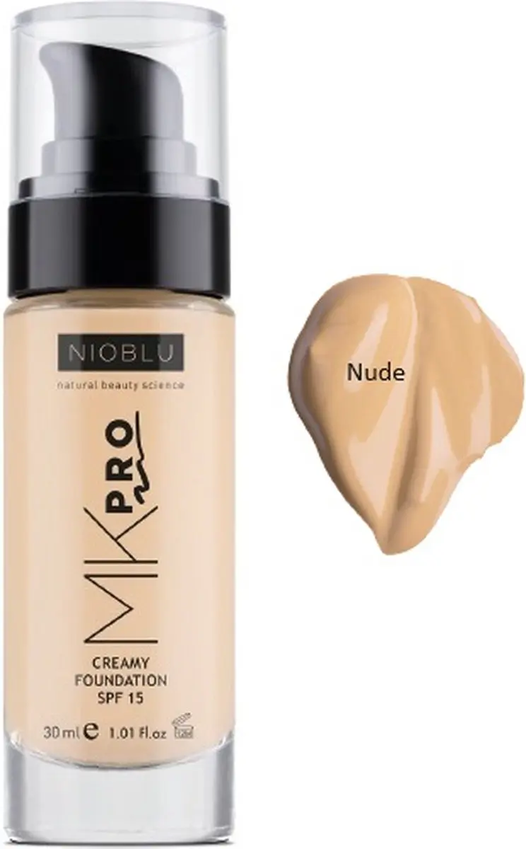 NioBlu MKPro Creamy Foundation SPF 15 Nude 30ml