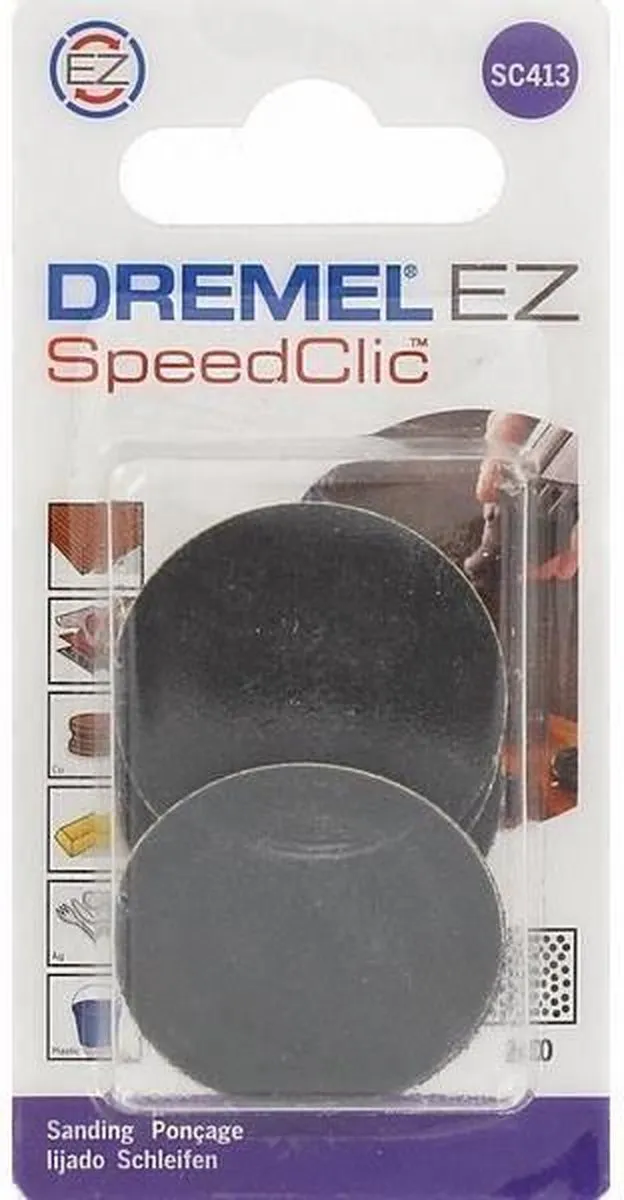 Dremel EZ SpeedClic SC413 Schuurschijven - 6 Stuks