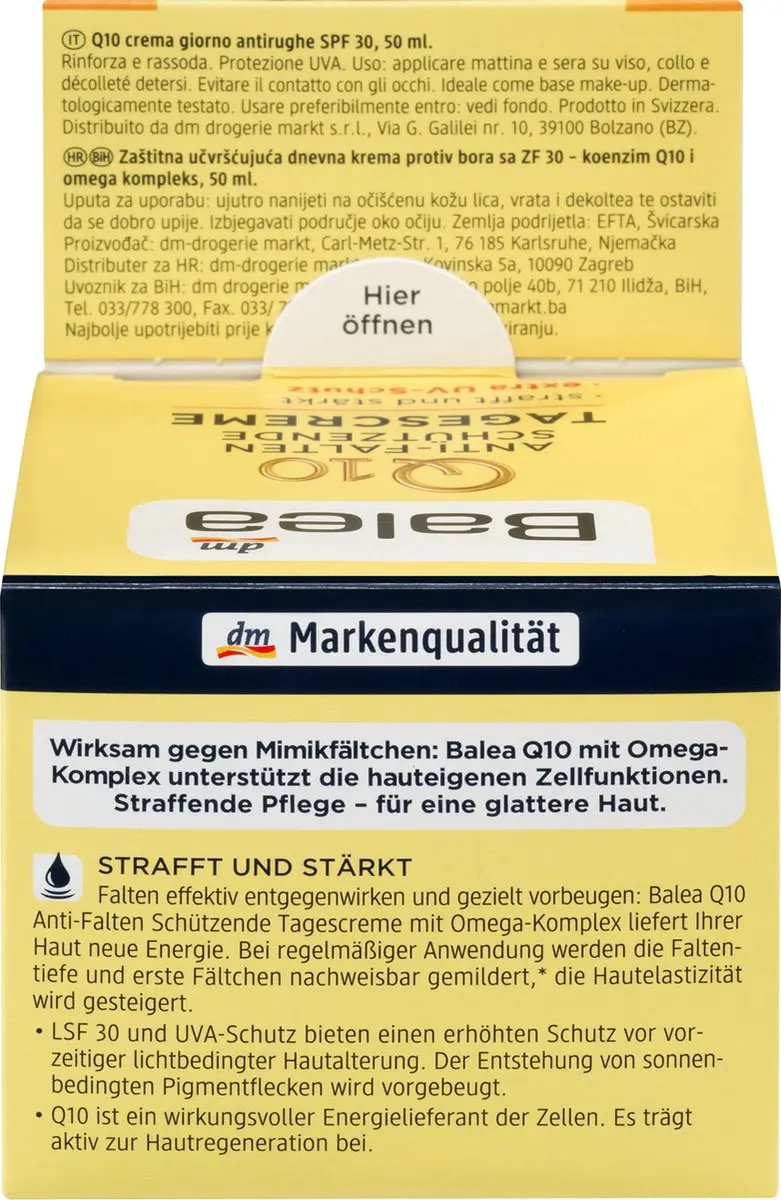 Balea Dagcrème Q10 Anti-Rimpel SPF30 50ml