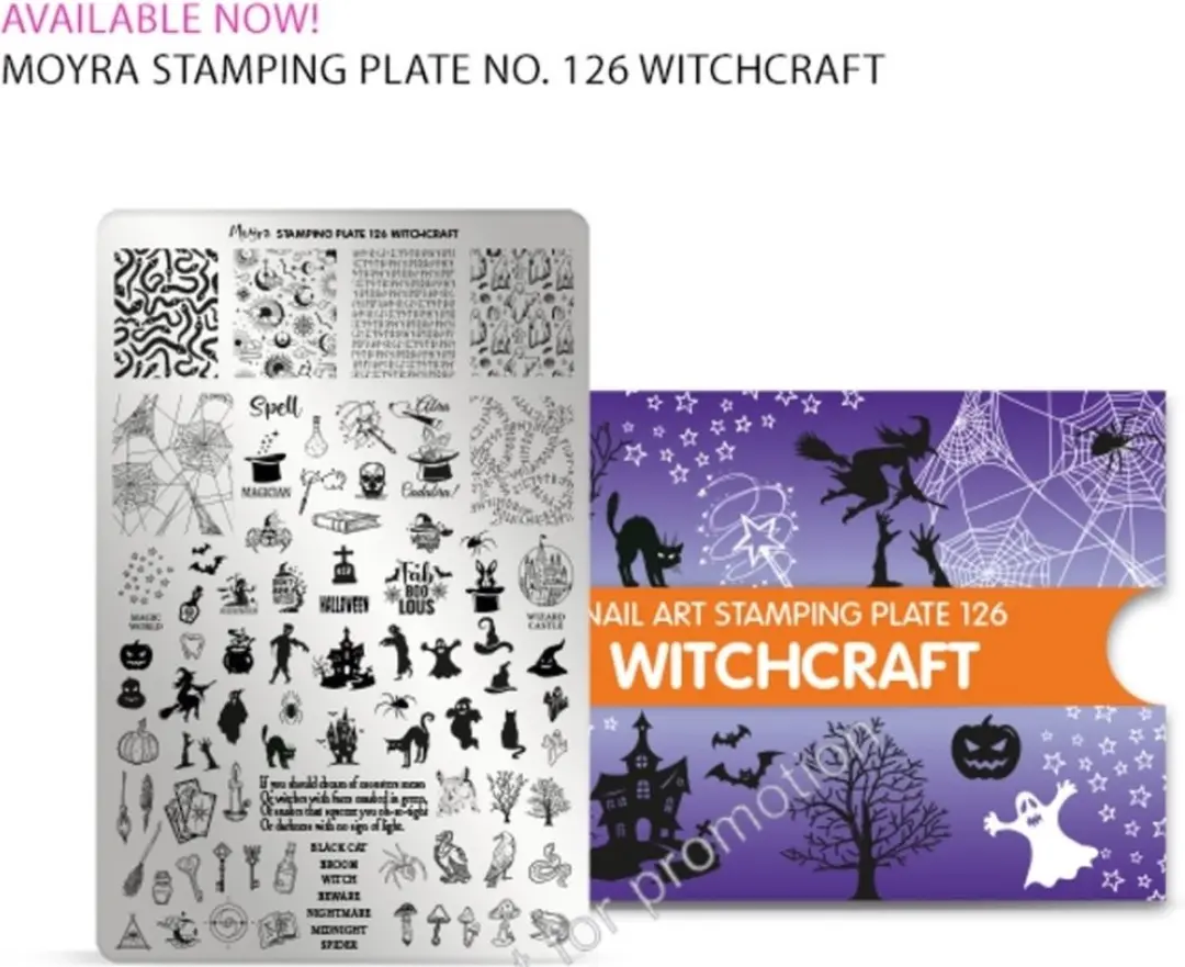 Moyra Stamping Plate 135 Macabre