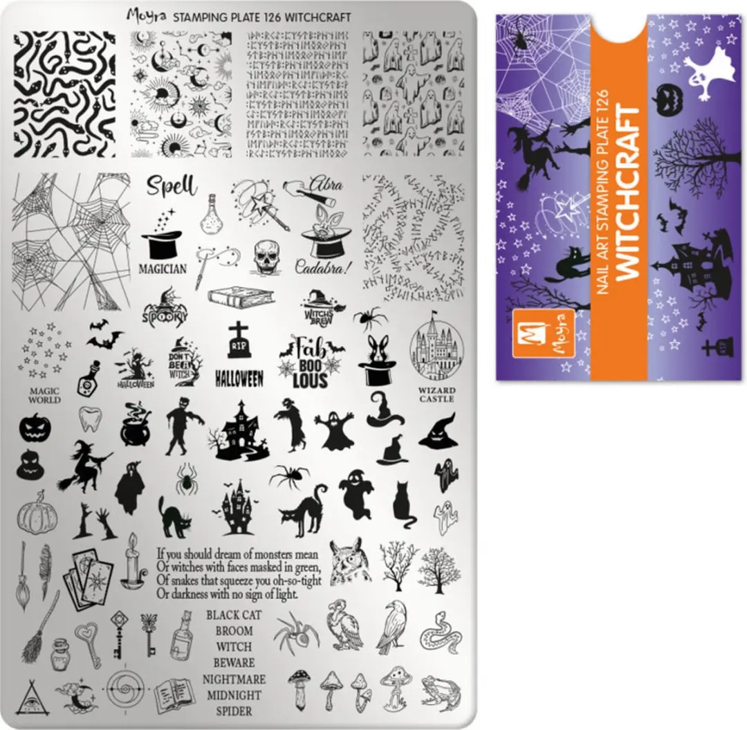 Moyra Stamping Plate 135 Macabre - 55g