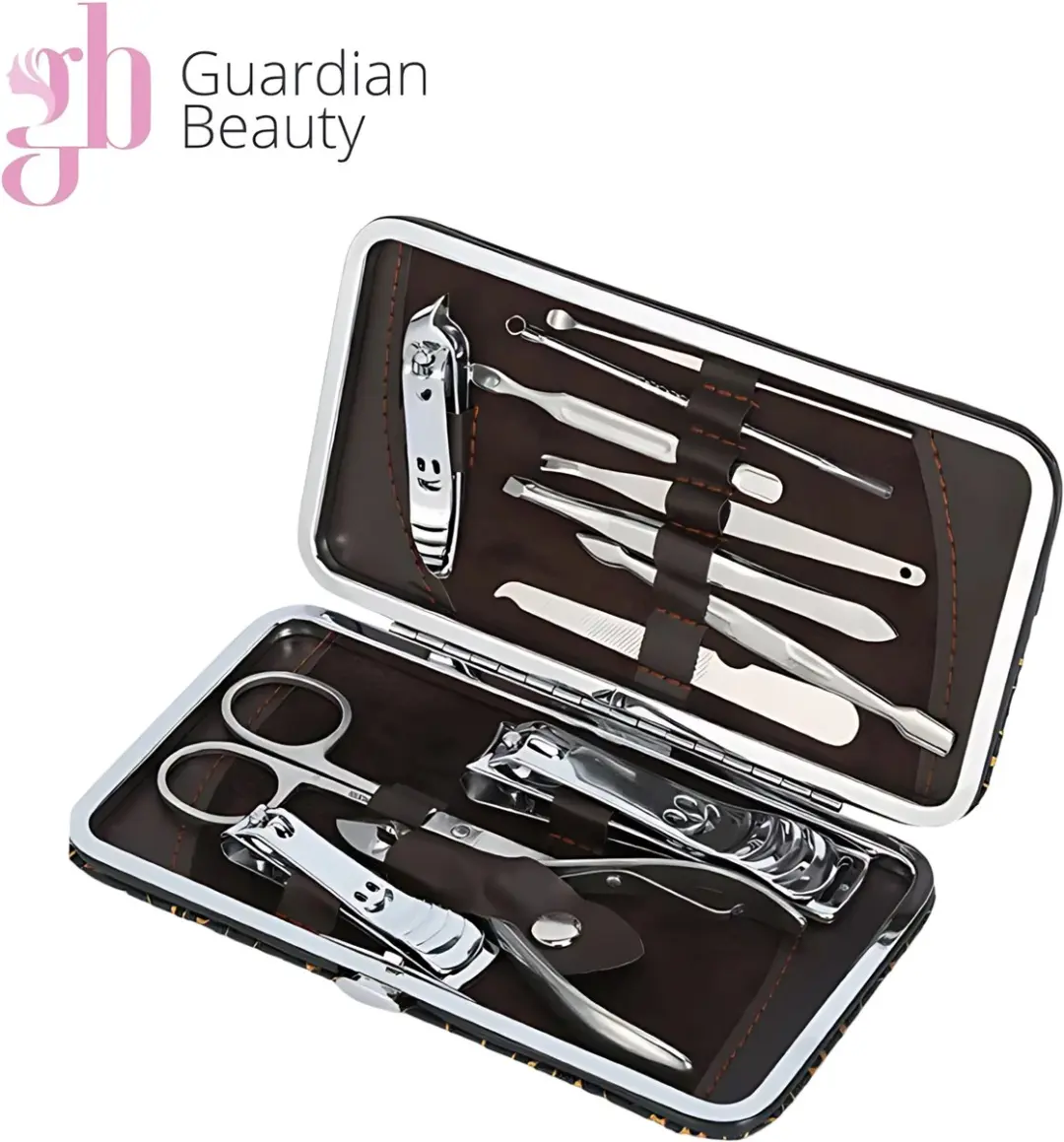 Guardian Beauty Manicure & Pedicure Set 12-delig - Nagelknippers & Nagelriemtools