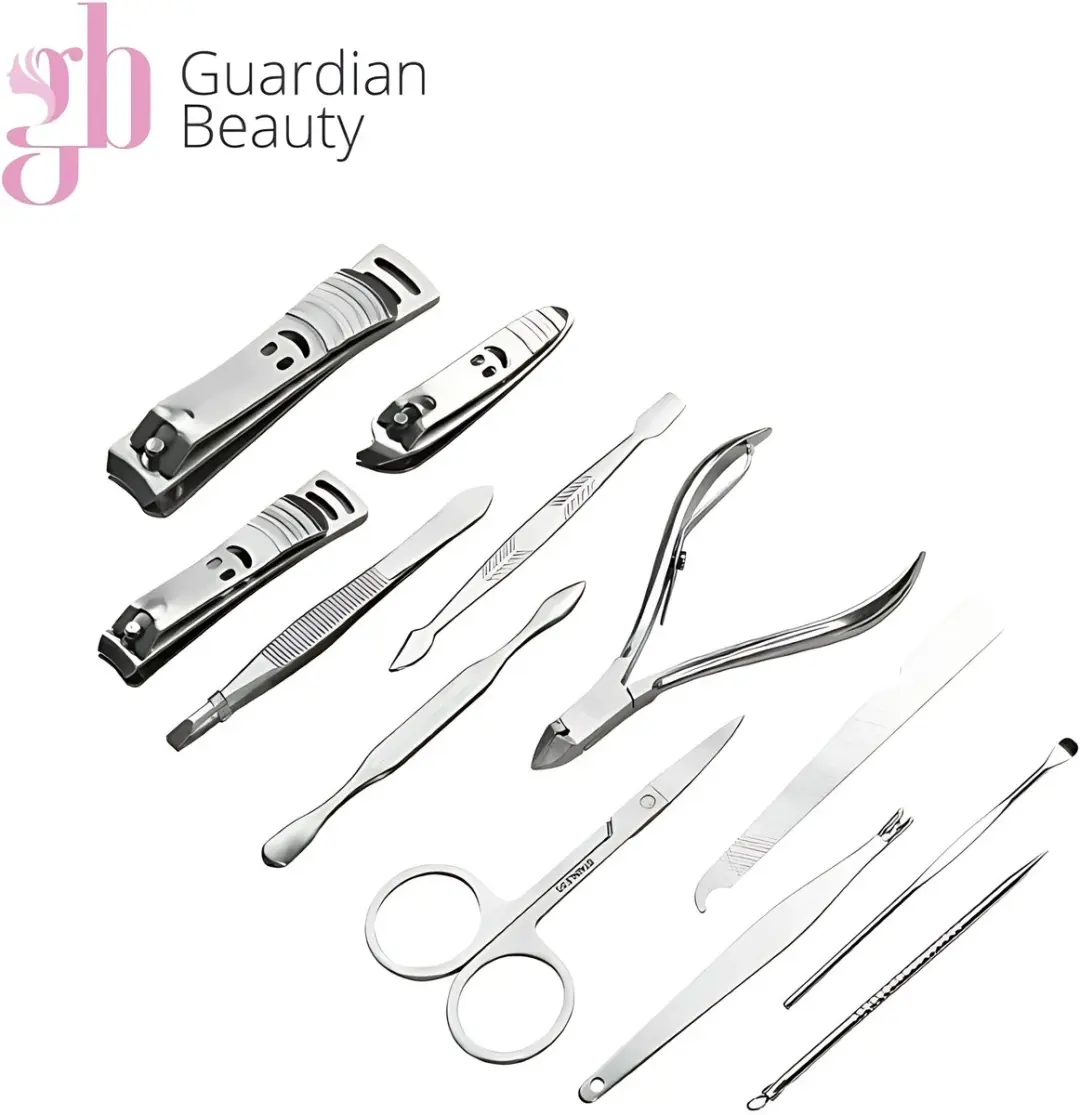 Guardian Beauty Manicure & Pedicure Set 12-delig - Nagelknippers & Nagelriemtools