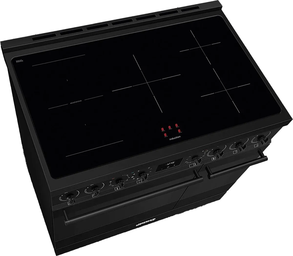 Smeg Symphony C92IPN2 fornuis Vrijstaand fornuis Electrisch Inductiekookplaat zones Zwart (2&3 fase)