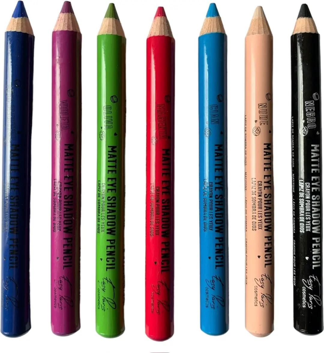 Easy Paris Cosmetics Jumbo Matte Oogschaduw Potlood 7-delig - 3g