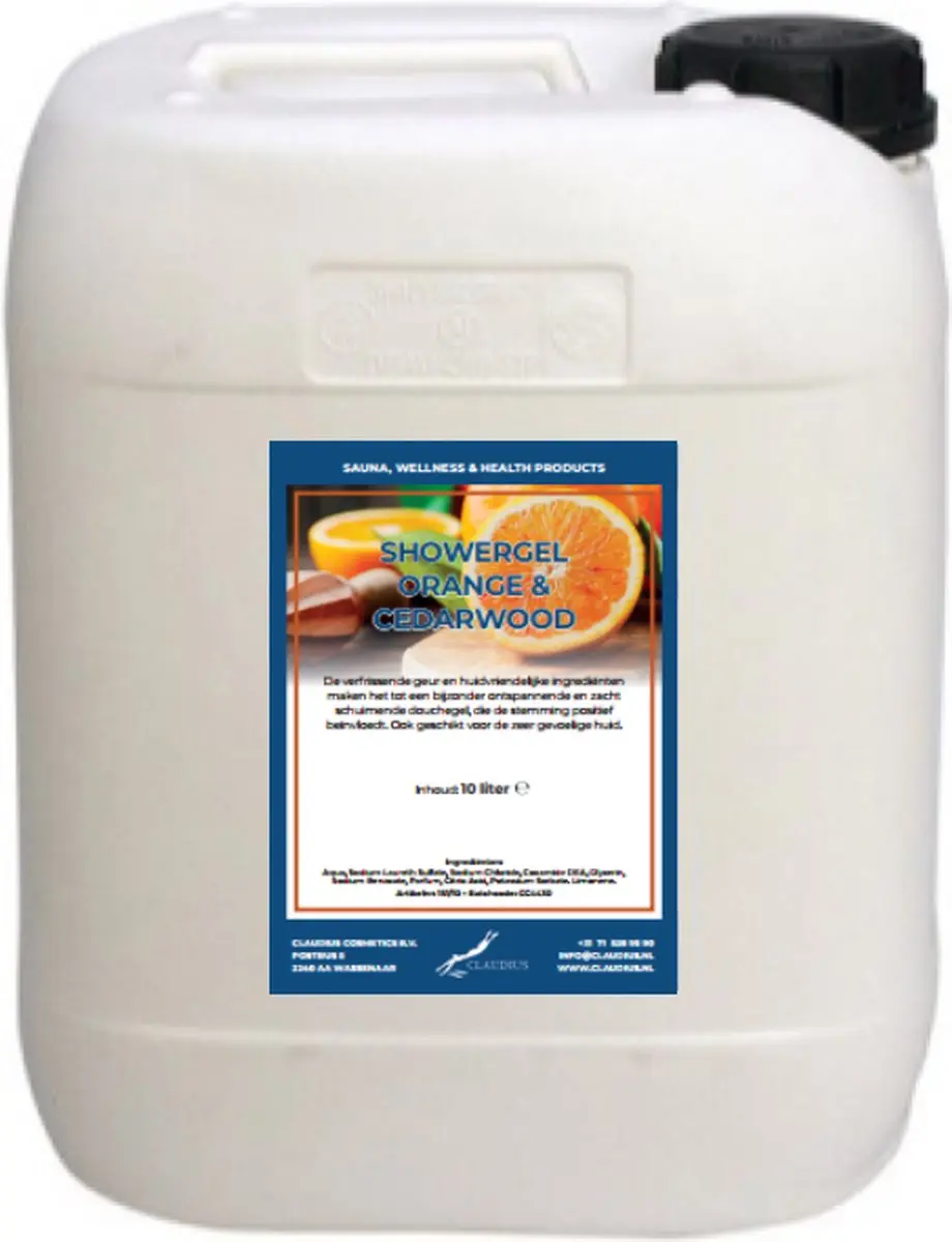 Splashbox Cosmetics Douchegel Sweet Orange & Cedarwood 10L