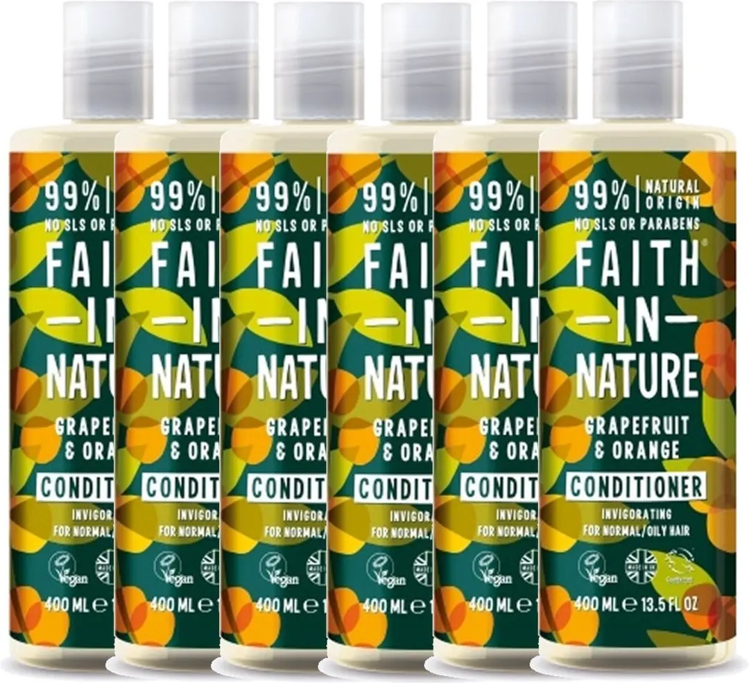 Faith In Nature Conditioner Grapefruit & Orange 6x400ml