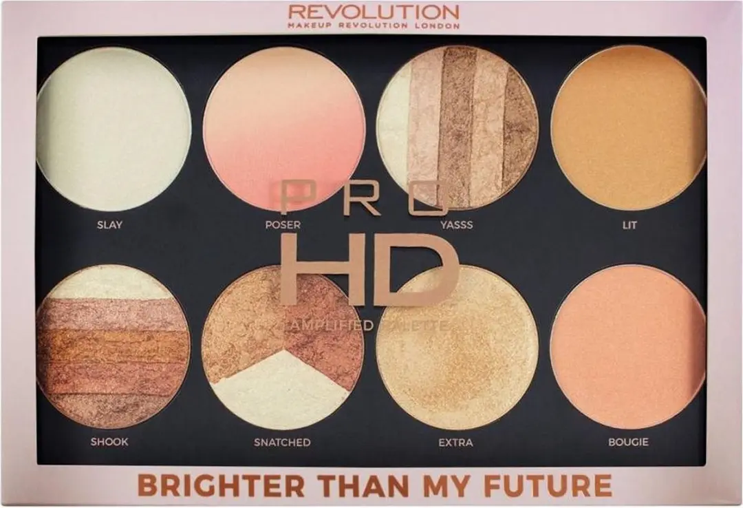 Makeup Revolution HD Pro Palette Brighter Than Your Future - 8 Stuks