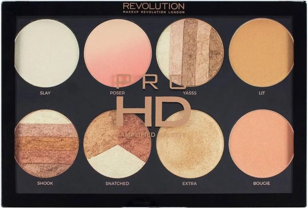 Makeup Revolution HD Pro Palette Brighter Than Your Future - 8 Stuks