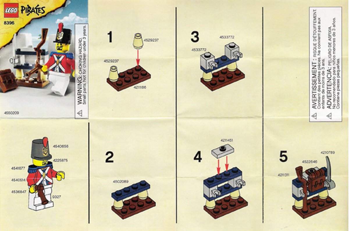 LEGO Pirates Militair Arsenaal - 8396
