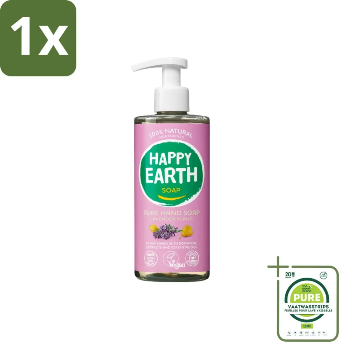 Happy Earth Lavender Ylang Handzeep 300ml