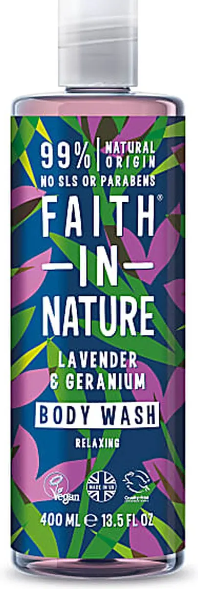 Faith In Nature Body Wash Lavendel & Geranium 400ml