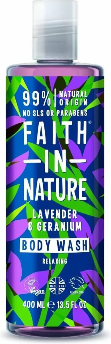 Faith In Nature Body Wash Lavendel & Geranium 400ml