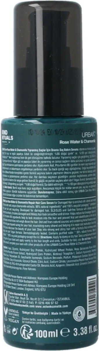 Urban Care Kind Rituals Rozenwater Kamille Haarserum 100ml