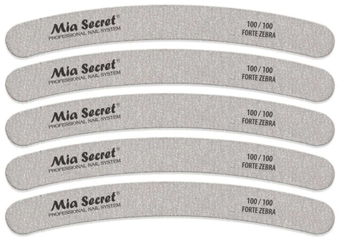 Mia Secret Forte Zebra Curve Nagelvijl Roze
