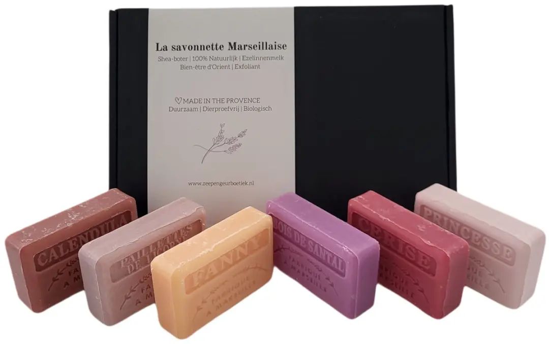 Savon de Marseille Fanny Zeepset 6 Stuks