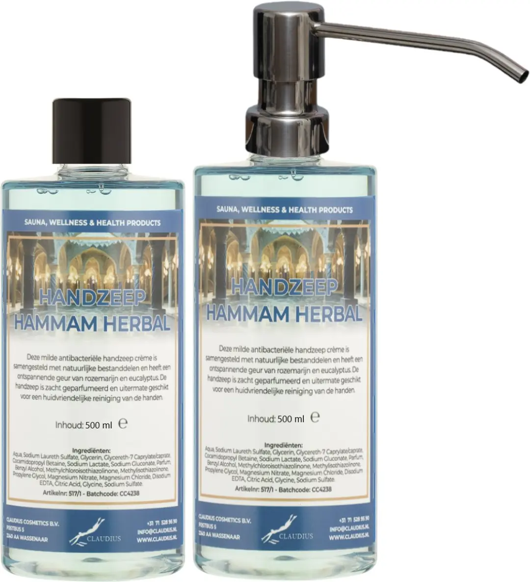 Splashbox Cosmetics Hammam Herbal Handzeep 500ml