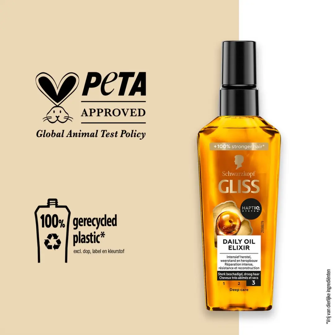 Gliss Oil Nutritive Haarolie - 6x75ml