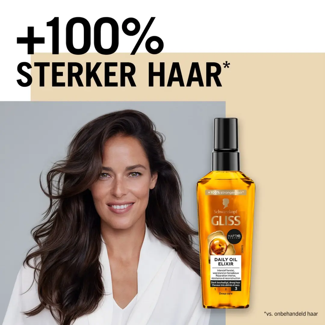 Gliss Oil Nutritive Haarolie - 6x75ml