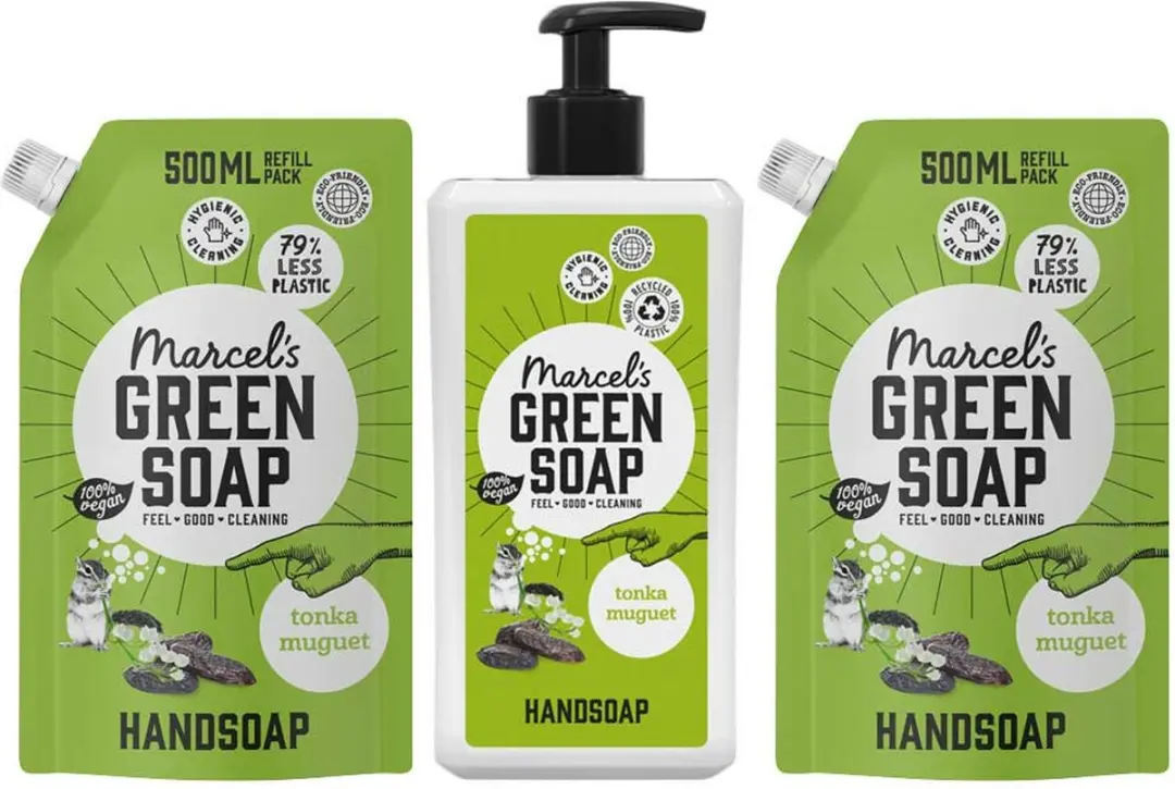 Marcel's Green Soap Tonka & Muguet Handzeep 500ml